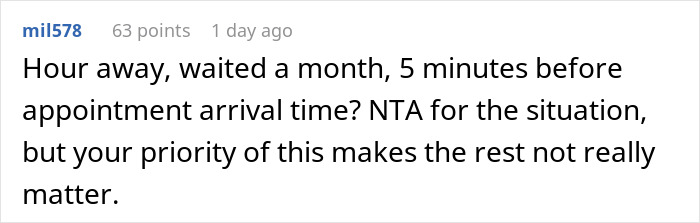 Man arguing with elderly woman over parking spot, police arriving, causing him to miss doctor&rsquo;s appointment.