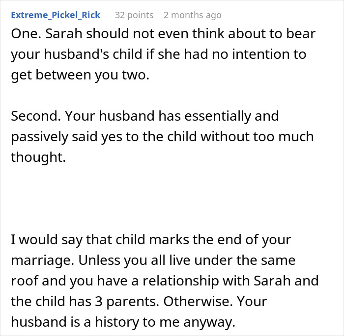 Open Marriage Takes A Wild Turn When Husband&rsquo;s GF Asks For A Baby, Wife Gives Him An Ultimatum