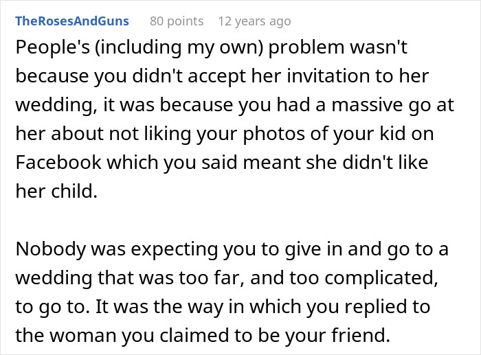 Mom RSVPs ‘No’ To Childfree Wedding An 12-Hour Flight Away, Bride Takes It Personally Mom RSVPs ‘No’ To Childfree Wedding An 12-Hour Flight Away, Bride Takes It Personally