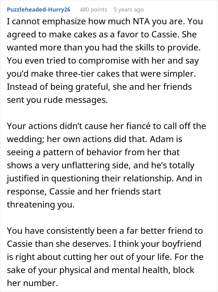 Entitled Bride Wants Baker Friend To Put Up With Outrageous Demands, Fianc&eacute; Learns Truth And Leaves