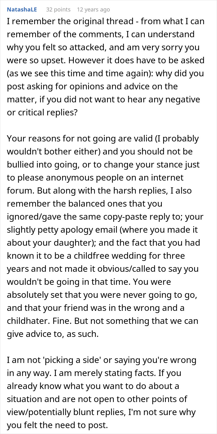 Mom RSVPs ‘No’ To Childfree Wedding An 12-Hour Flight Away, Bride Takes It Personally Mom RSVPs ‘No’ To Childfree Wedding An 12-Hour Flight Away, Bride Takes It Personally