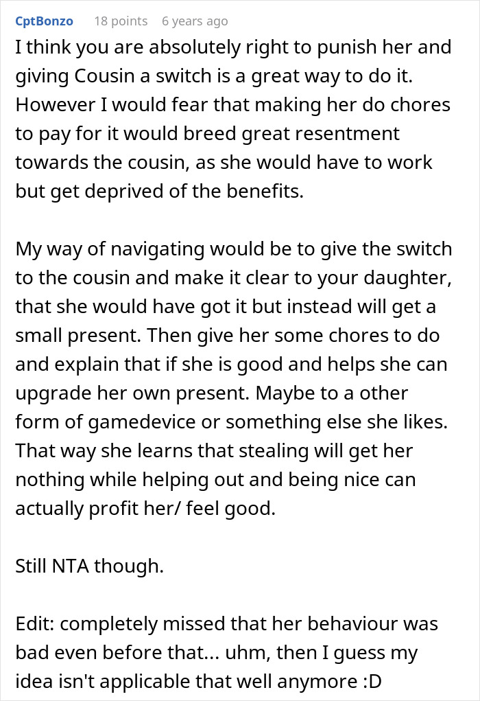 &ldquo;Entitled&rdquo; 10YO Steals Cousin&rsquo;s Game Boy, Mom Decides To Teach Her A Painful Life Lesson