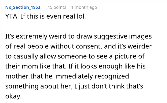 &ldquo;I Always Had A Crush On His Mom&rdquo;: Man Fears Friendship Is Over After Friend Sees His Artwork