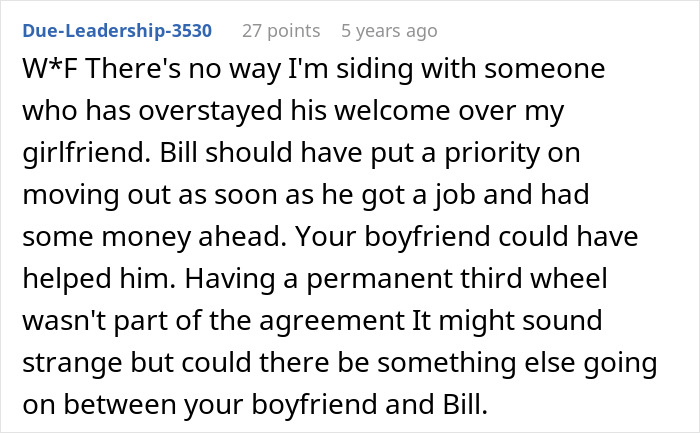 Woman Upset Fiance&rsquo;s Friend Won&rsquo;t Move Out After Finding A Job, Learns The Truth About Their Relationship