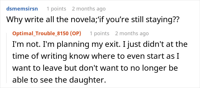 Screenshot of online conversation showing a woman confused by boyfriend’s ex being difficult, seeking clarity on the issue. Screenshot of online conversation showing a woman confused by boyfriend’s ex being difficult, seeking clarity on the issue.