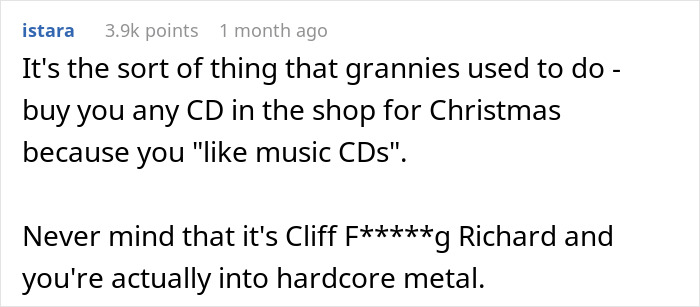 Reddit post discussing buying concert tickets and music preferences, highlighting a boyfriend&rsquo;s love for bands and emotional reaction.