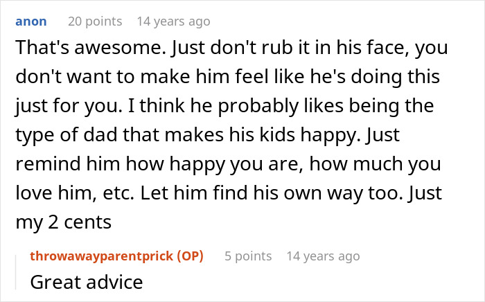 Screenshot of a forum discussion where a mom shares her husband is awesome to her but a jerk to their kids. Screenshot of a forum discussion where a mom shares her husband is awesome to her but a jerk to their kids.