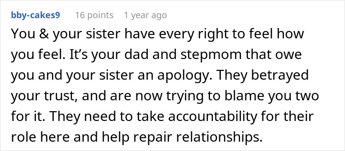 Stepmom Breaks Her Own Promise, Demands Teen Stepkids Apologize For Not Choosing Her During Crisis