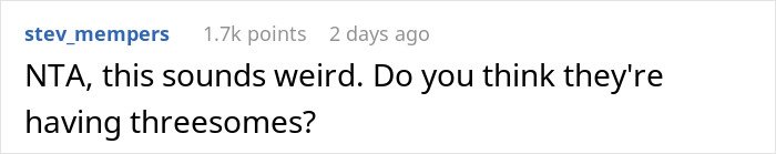 Screenshot of a Reddit comment discussing a man confronting parents about their 20-year-old best friend being called controlling.