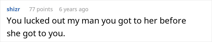 Comment text on a forum post discussing an army wife cheating on her deployed husband and the resulting revenge and karma.