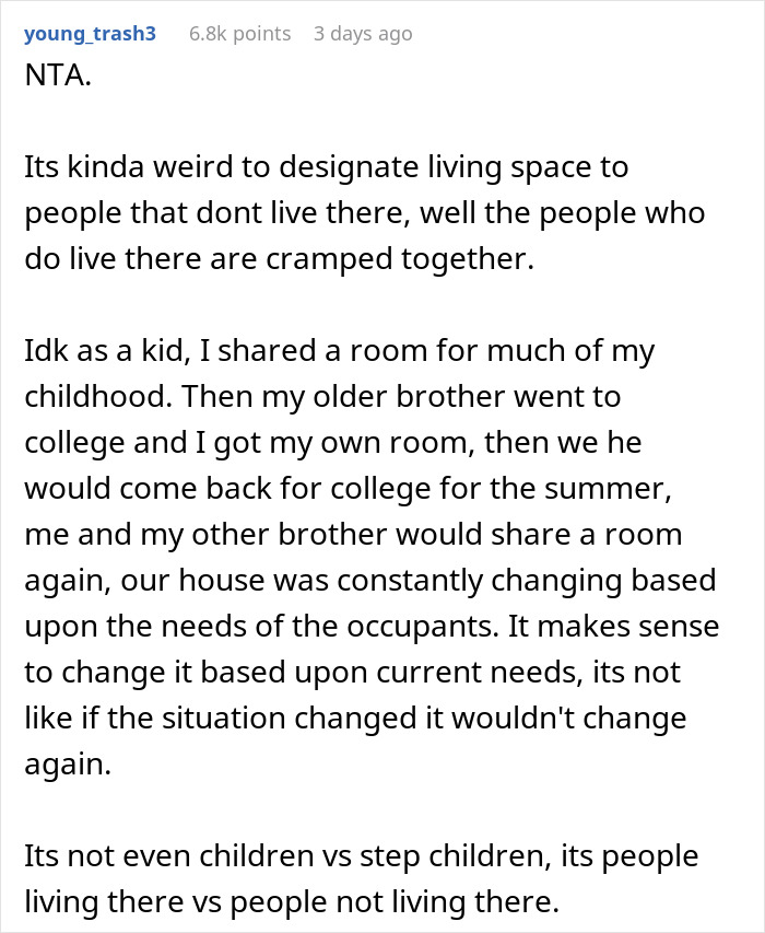Widower Repaints Stepchildren’s Rooms After They Move Out, Family Accuses Him Of “Erasing” Them Widower Repaints Stepchildren’s Rooms After They Move Out, Family Accuses Him Of “Erasing” Them