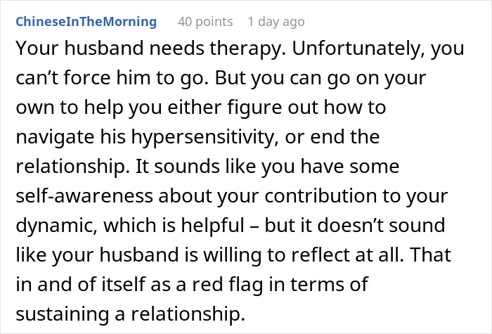 Wife Sick Of Walking On Eggshells As Man Gets Offended Over Every Remark: &ldquo;I&rsquo;m So Tired Of This&rdquo;