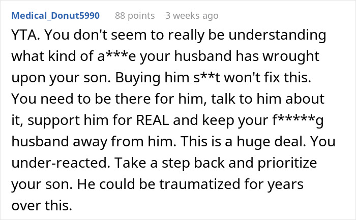 Mean Guy Punishes Teen Stepson By Cutting His Long Hair, Wife "Punishes" His Credit Card In Return