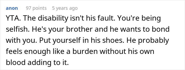 The Internet Calls Out This College Student After She Reveals Why She Hates Her Disabled Brother