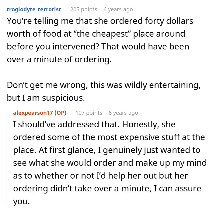 Commenters discuss an entitled mom assuming a random guy will buy her kids food because she&rsquo;s a single mom.