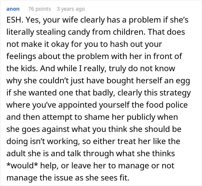 Woman Eats One Easter Egg While Dieting, Humiliated When Husband Tells Children She&rsquo;s &ldquo;Fat&rdquo;