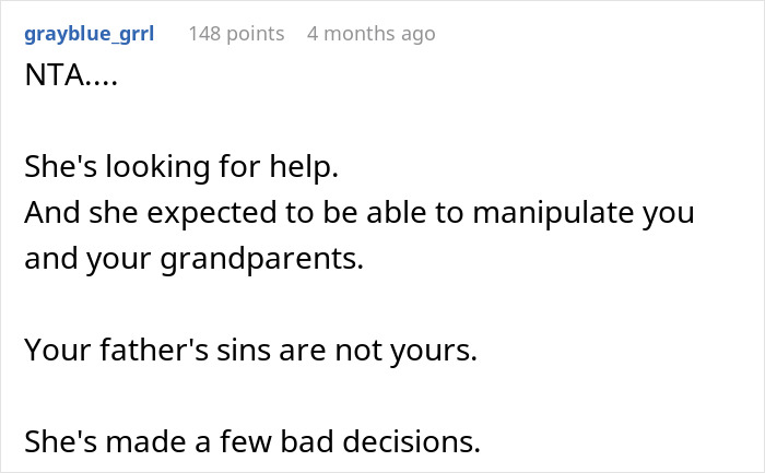 Commenter explains pregnant woman tries to corner ex&rsquo;s teen son to help raise baby but he refuses firmly.