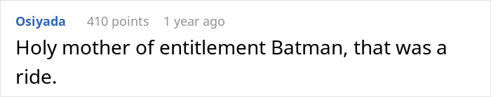 Screenshot of a forum comment criticizing entitlement involving a man judging his best friend working as a server. Screenshot of a forum comment criticizing entitlement involving a man judging his best friend working as a server.