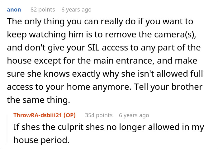 Woman Finds A Hidden Camera In Her Own Home, Suspects SIL Doesn't Trust Her