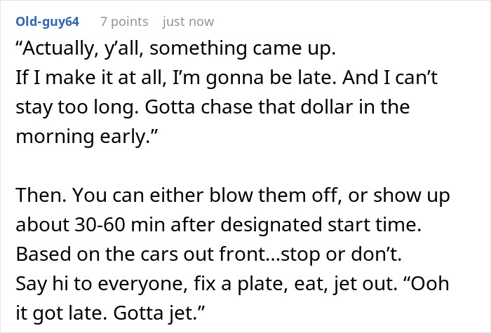 Lady Skips "Relaxed" Fam Event That Secretly Requires Her To Do All The Work, Fam Says She's Selfish