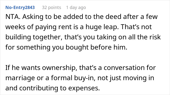 Woman Invests Life Savings Into Buying A House, BF Pays Rent But Expects Ownership Woman Invests Life Savings Into Buying A House, BF Pays Rent But Expects Ownership