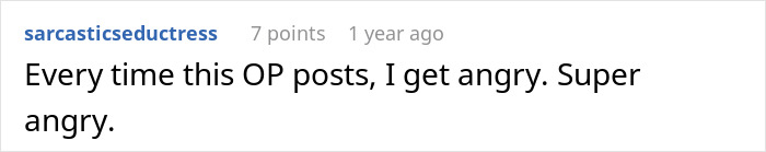 A user's angry comment about an original poster's repeated behavior, relevant to a married man's hotel room situation.