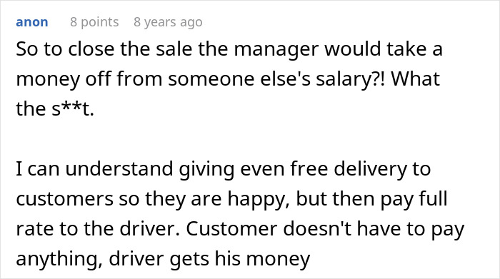 Commenter discusses unfair salary deduction and unfair pay for overworked and underpaid friend in a workplace setting.