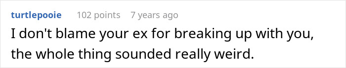 Text comment on a screen showing a breakup reaction related to woman, boyfriend, and his female friend’s close family ties. Text comment on a screen showing a breakup reaction related to woman, boyfriend, and his female friend’s close family ties.