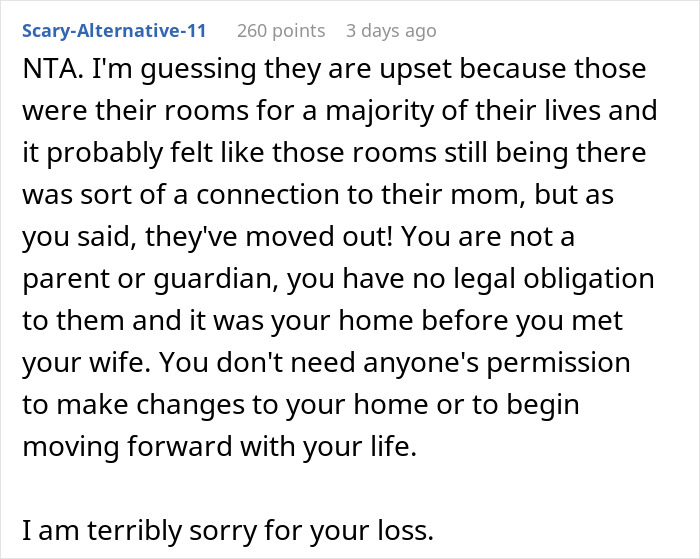 Widower Repaints Stepchildren’s Rooms After They Move Out, Family Accuses Him Of “Erasing” Them Widower Repaints Stepchildren’s Rooms After They Move Out, Family Accuses Him Of “Erasing” Them