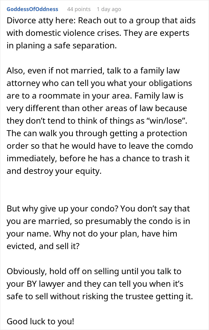 Woman Fakes Work Trip To Escape Volatile Boyfriend, Asks If That Makes Her A Coward