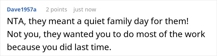 Lady Skips "Relaxed" Fam Event That Secretly Requires Her To Do All The Work, Fam Says She's Selfish