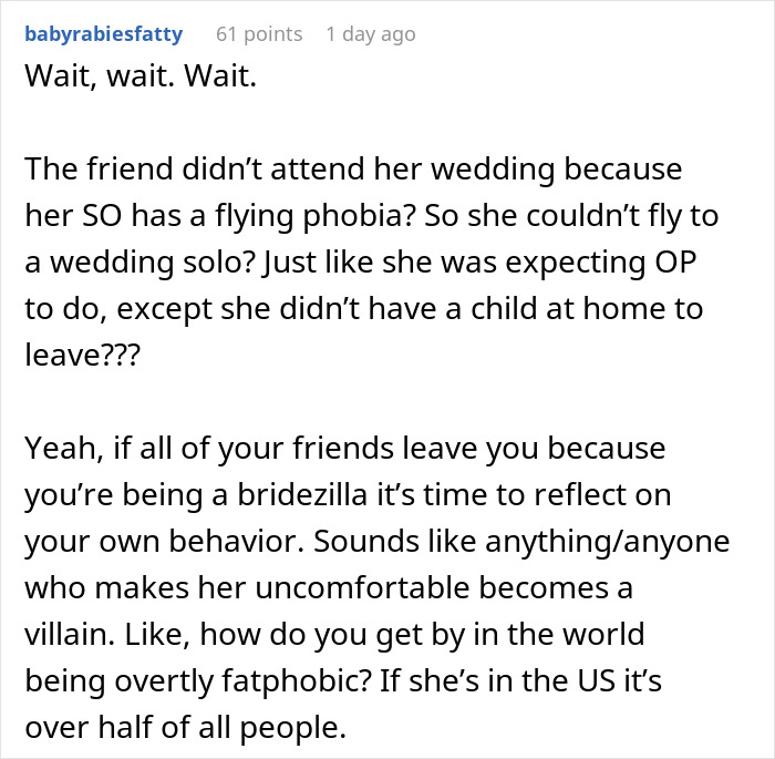 Mom RSVPs ‘No’ To Childfree Wedding An 12-Hour Flight Away, Bride Takes It Personally Mom RSVPs ‘No’ To Childfree Wedding An 12-Hour Flight Away, Bride Takes It Personally
