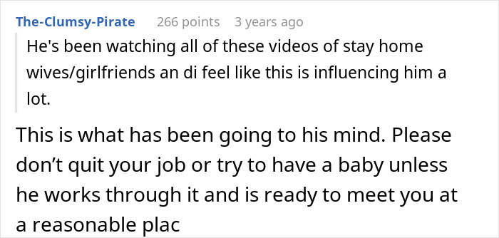 Man Calls Wife Selfish For Refusing To Become A SAHM While Cheating On Her The Entire Time
