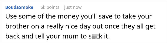 Screenshot of a social media comment discussing a woman&rsquo;s dilemma with her mother controlling her sleeping arrangement with her wife-to-be.