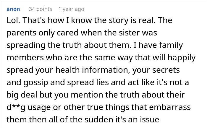 Commenter sharing a story about a CEO hiring her sister after downsizing and discovering the real reason behind job loss.
