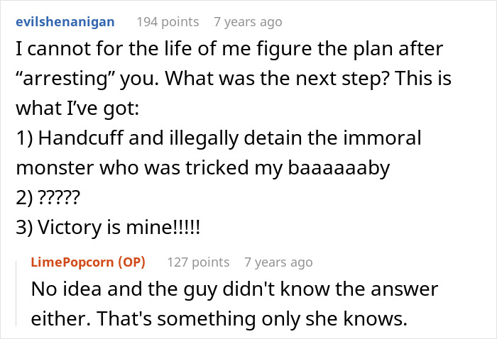 Reddit comments discussing a homophobic MIL attempting a fake arrest against her son&rsquo;s boyfriend who is a real police officer.