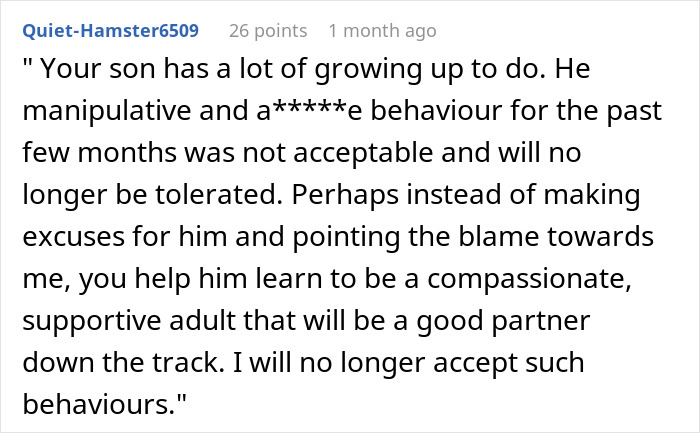 Reddit comment discussing a woman ending a relationship over one cent and feeling liberated by her decision.
