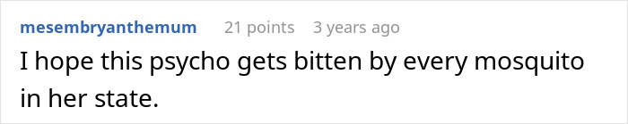 Screenshot of a social media comment reacting to a story about using an ex&rsquo;s dog for revenge.