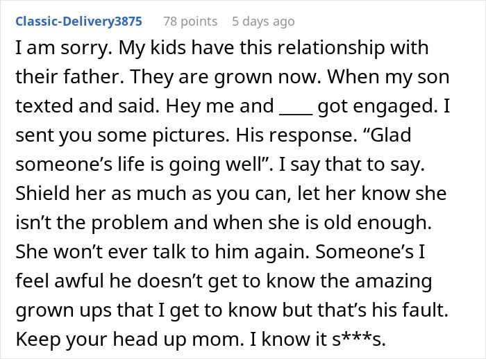 Alt text: Teen confronts dad after he forgot her birthday, his hurtful response causes her to never want to talk to him again. Alt text: Teen confronts dad after he forgot her birthday, his hurtful response causes her to never want to talk to him again.