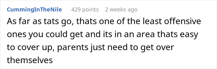 Parents Threaten 19YO Daughter For Wanting A Tattoo, Act Like She Announced A Crime Instead Of Ink