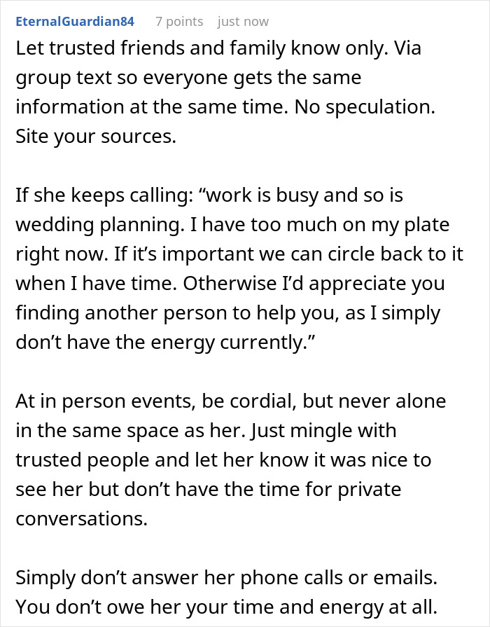 Advice for dealing with a toxic bestie, suggesting setting boundaries to protect love life and avoid depression.