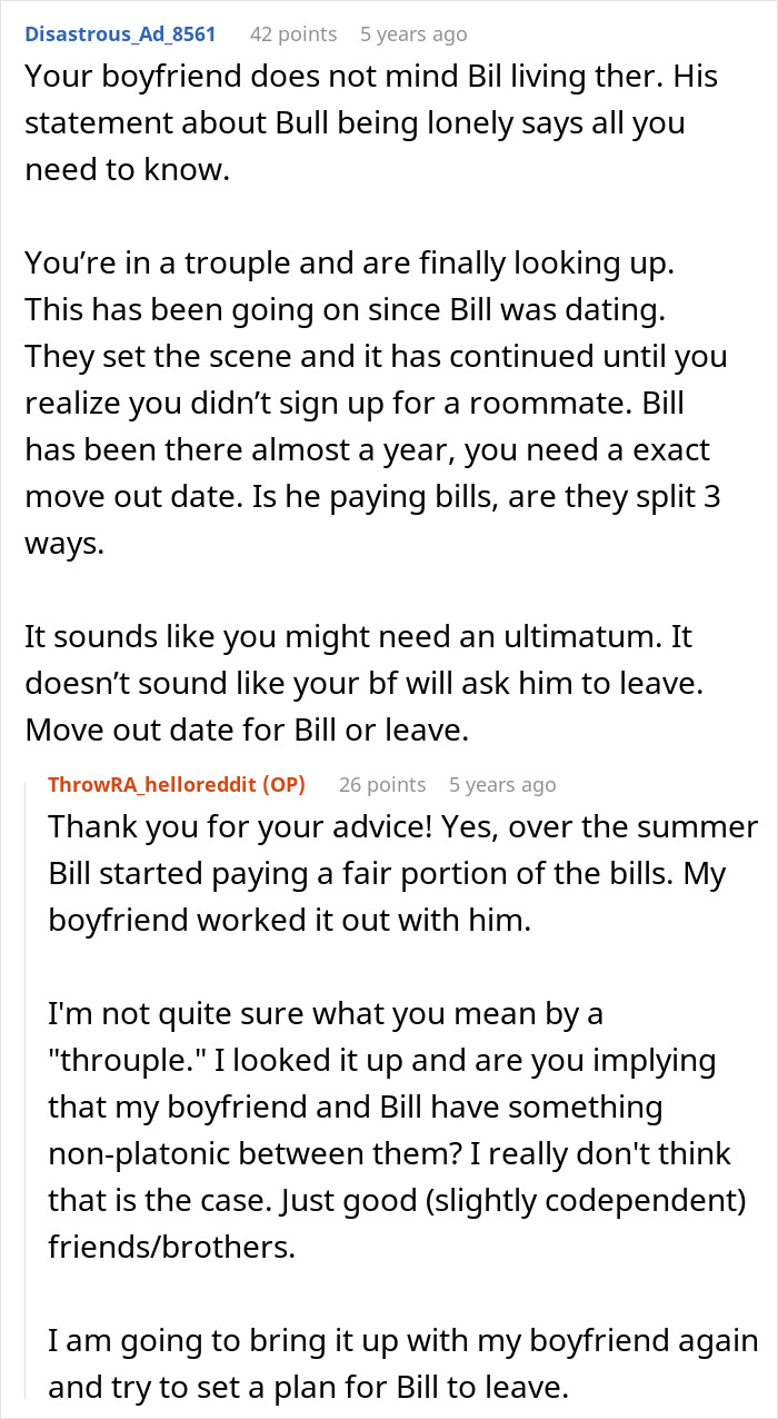 Woman Upset Fiance&rsquo;s Friend Won&rsquo;t Move Out After Finding A Job, Learns The Truth About Their Relationship
