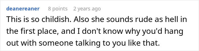 Reddit comment discussing a woman's Shazam use and her boyfriend's cousin's reaction involving bullying and hacking claims. Reddit comment discussing a woman's Shazam use and her boyfriend's cousin's reaction involving bullying and hacking claims.