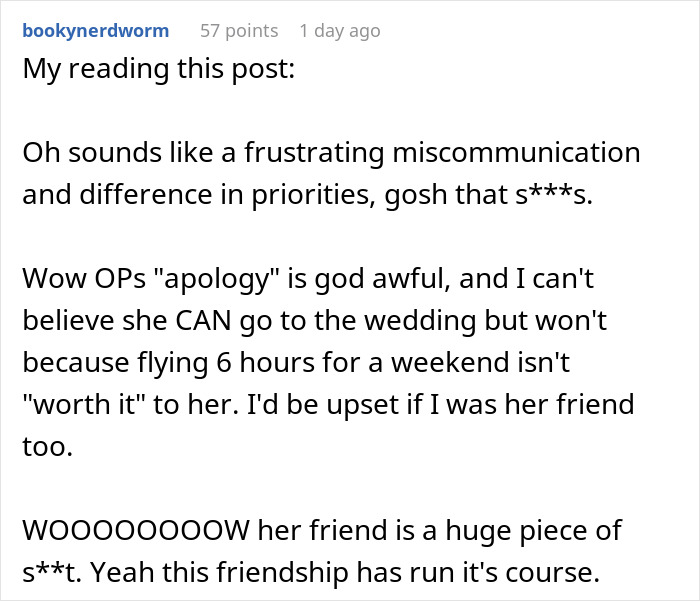 Mom RSVPs ‘No’ To Childfree Wedding An 12-Hour Flight Away, Bride Takes It Personally Mom RSVPs ‘No’ To Childfree Wedding An 12-Hour Flight Away, Bride Takes It Personally