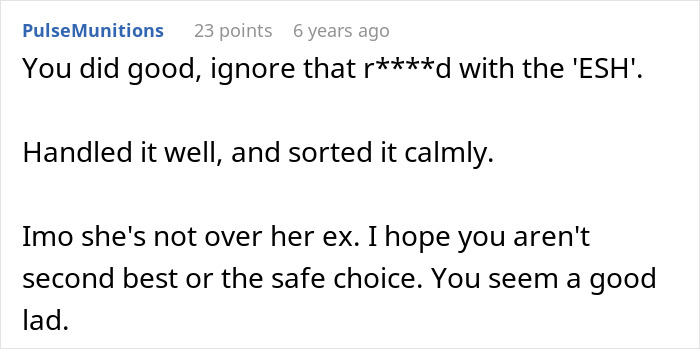 Comment thread discussing a woman wanting her unborn son named after her late ex who mistreated her, causing drama. Comment thread discussing a woman wanting her unborn son named after her late ex who mistreated her, causing drama.