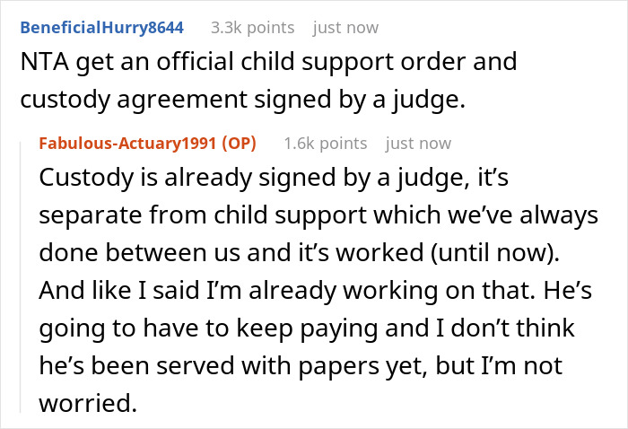 Dad Hits Pause On 10YO To Focus On New Baby, Expects Ex To Drop Child Support And Go Along With It
