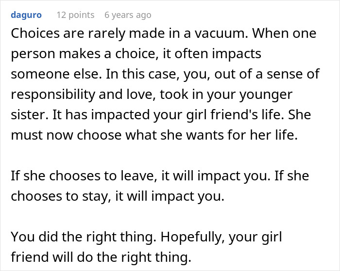 Woman Demands Boyfriend Choose Between Her And His Abandoned Sister: "Isn't Ready To Become A Mother" Woman Demands Boyfriend Choose Between Her And His Abandoned Sister: "Isn't Ready To Become A Mother"
