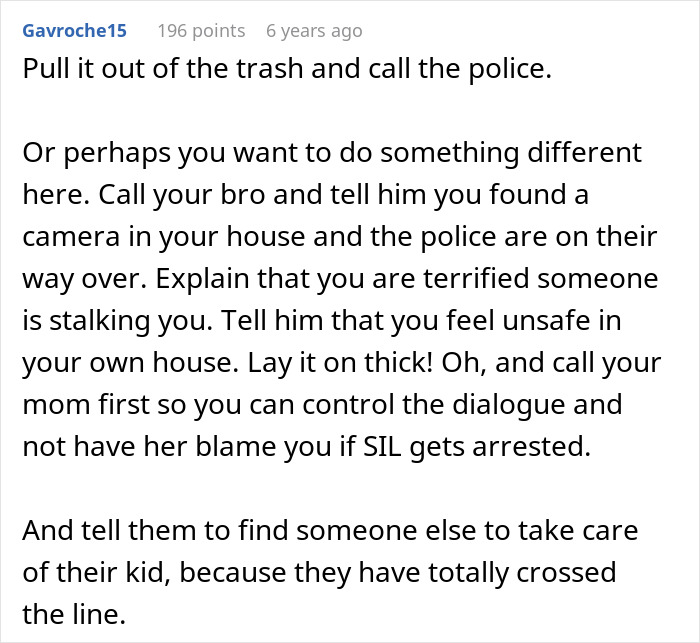 Woman Finds A Hidden Camera In Her Own Home, Suspects SIL Doesn't Trust Her