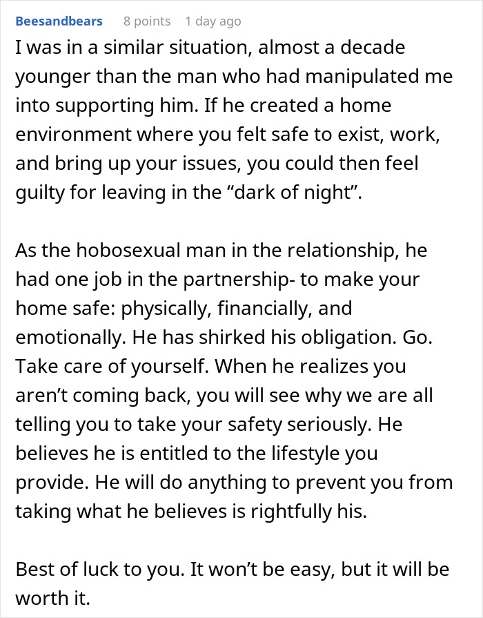 Woman Fakes Work Trip To Escape Volatile Boyfriend, Asks If That Makes Her A Coward