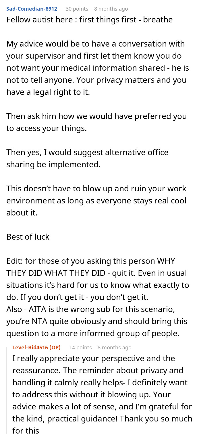 Guy Berates Employee Over Nothing, Then Acts All "Nice" When Employee Says They Are Autistic